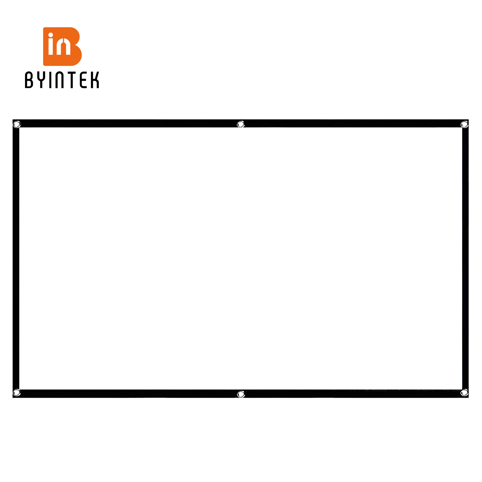 Home Cinema Blanc - BYINTEK プロジェクタースクリーン 100インチ しわ防止 ポータブル プロジェクター