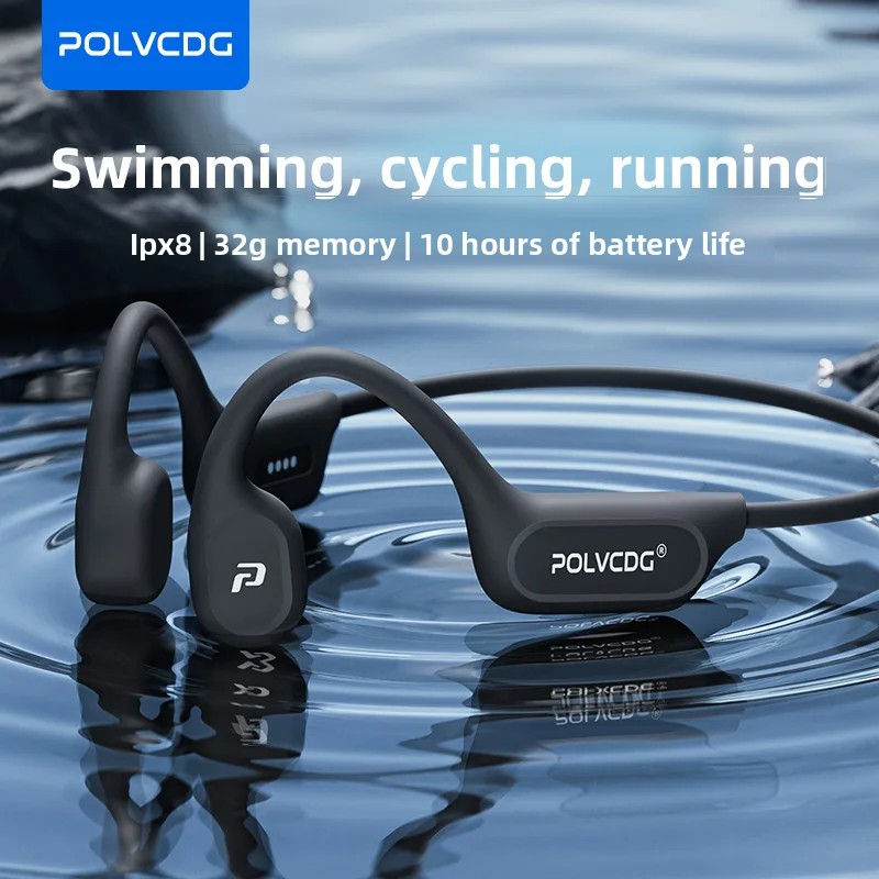 POLVCDG X9 骨伝導イヤホン 32G IPX8 防水 - Home Cinema Amazon のレビューと価格
