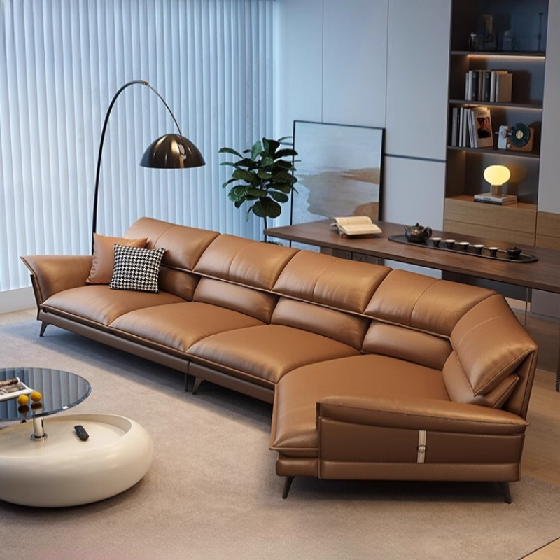 本革高級イタリア製ソファ 北欧モダン シネマ寝室用ソファ レ - Home Cinema Furniture のレビューと価格
