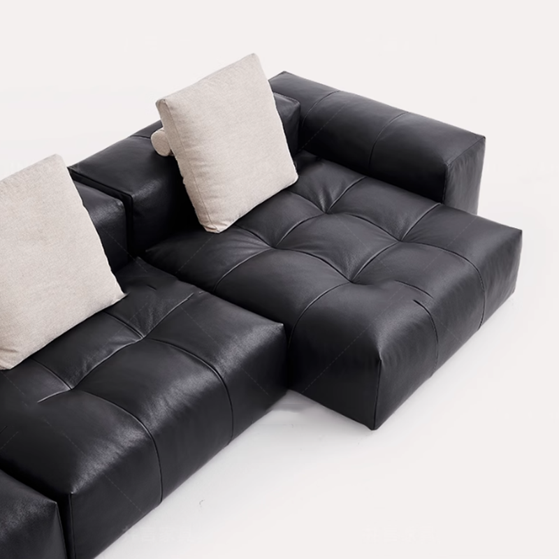 北欧レザー圧縮ソファミニマリスト高級リラックスアームチェアシ - Home Cinema Furniture のレビューと価格