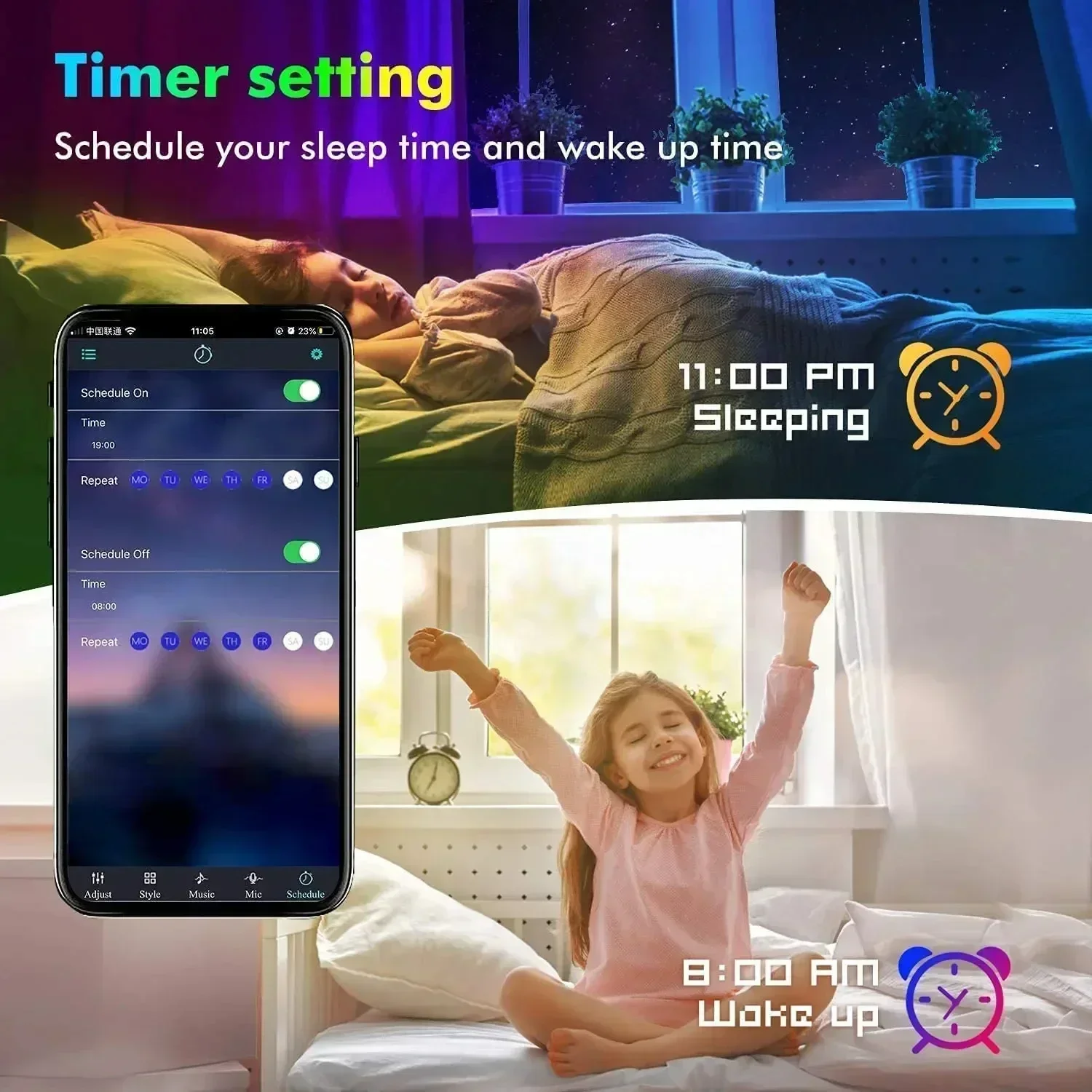 スマートRGB LEDゲーミングライトストリップ USBクリ - Home Cinema Lighting のレビューと価格
